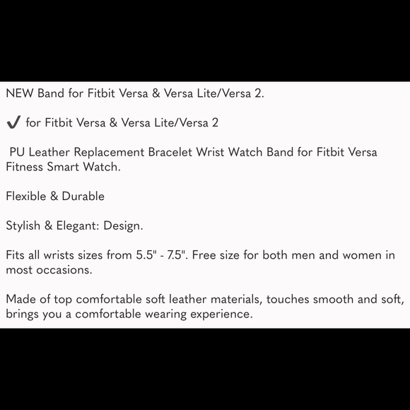 🎀 NEW Fitbit leather band Watch - Picture 7 of 7